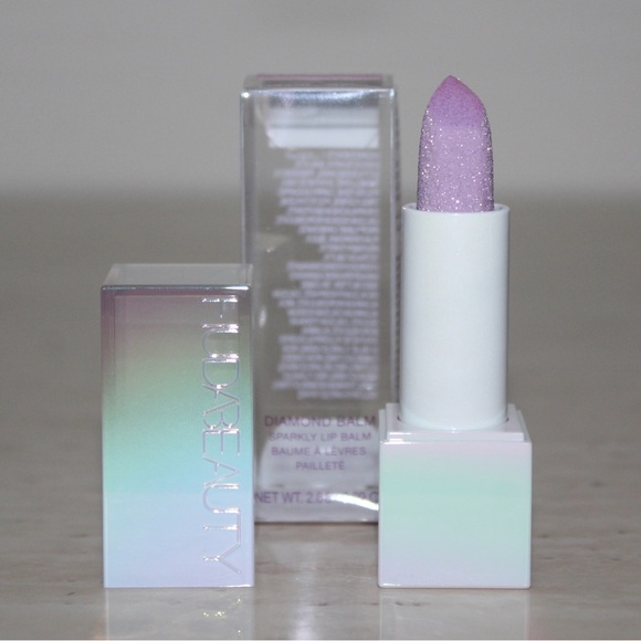 Huda Beauty ‘Dirty Thoughts’ Diamond Balm Sparkly Lip Balm - Picture 1 of 16